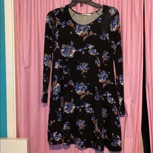 Lush Floral Swing Dress